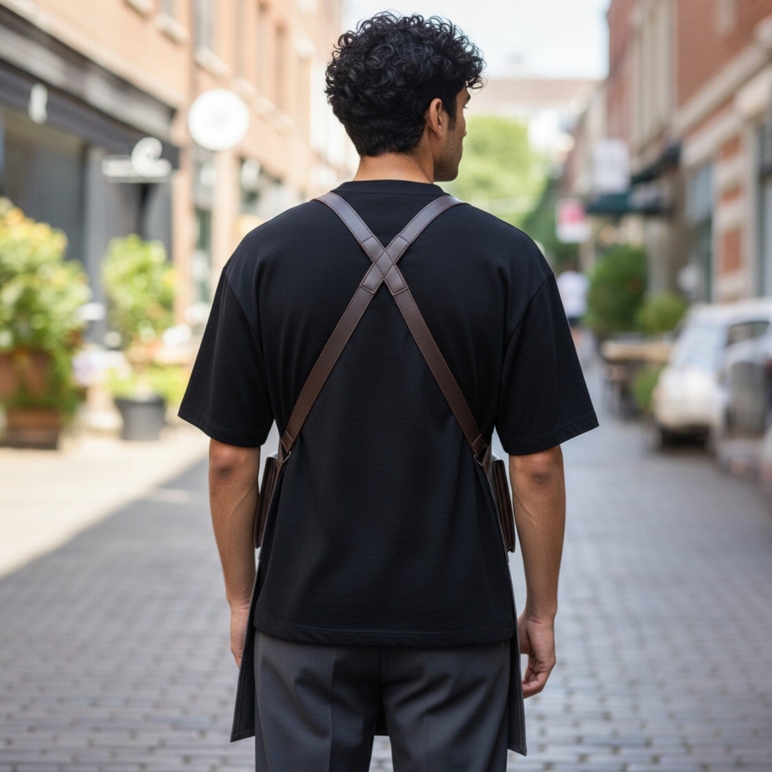 BELTIQUE® – Urban Crossbody Shoulder Holster Bag van Vegan Leer