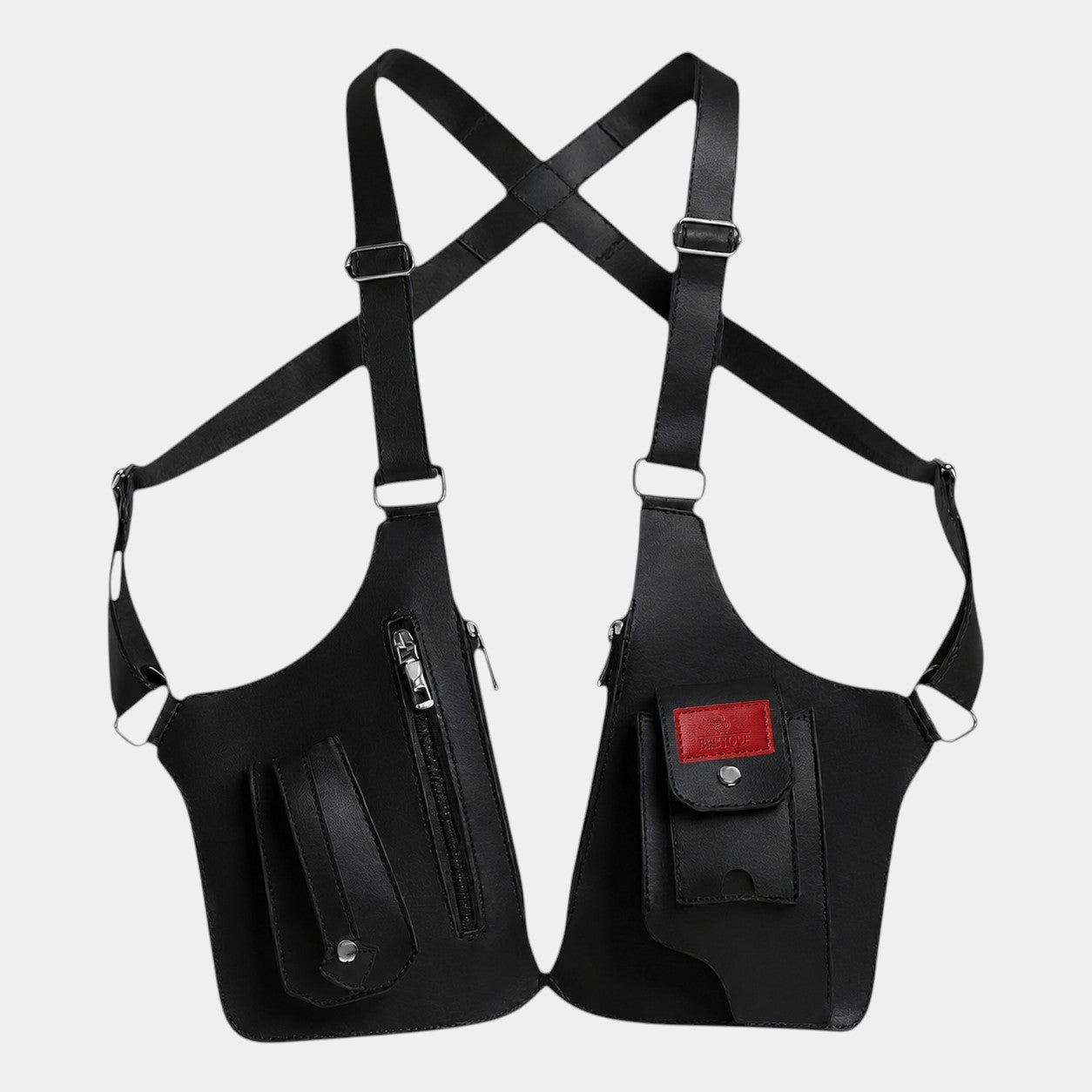 BELTIQUE® – Urban Crossbody Shoulder Holster Bag van Vegan Leer