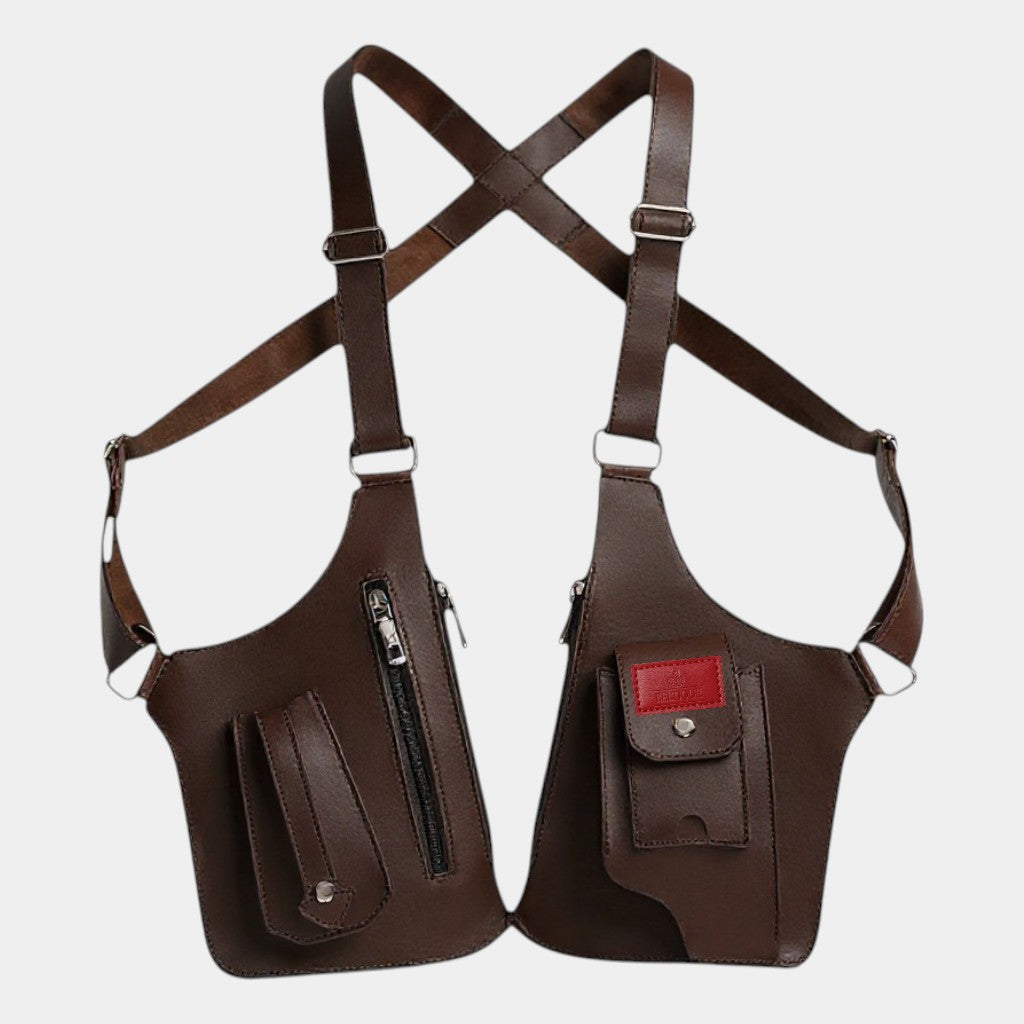 BELTIQUE® – Urban Crossbody Shoulder Holster Bag van Vegan Leer