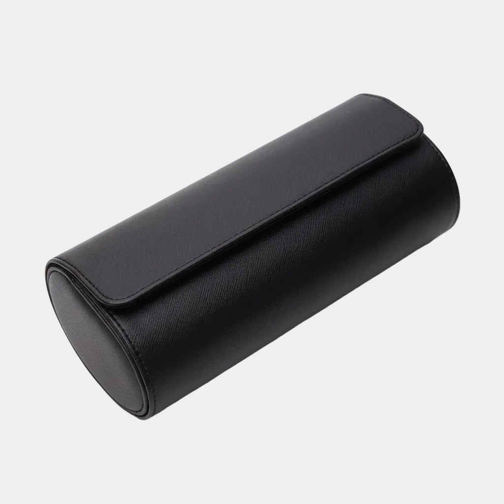 BELTIQUE® Premium Watch Roll – Vegan Nappa Leather with Alcantara Interior